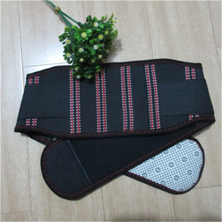 批發(fā)強磁兩用護腰 紅條紋磁石護腰價格 運動護具批發(fā)直銷廠家