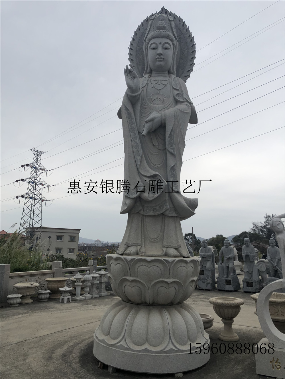 觀音 石雕觀音 石雕觀音像 觀音菩薩 廠家直銷現(xiàn)貨石雕觀音佛像