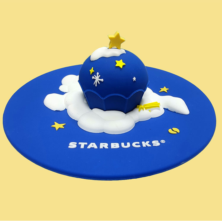 硅膠杯蓋星巴克杯蓋可定制硅膠產品滴膠工藝東莞廠家