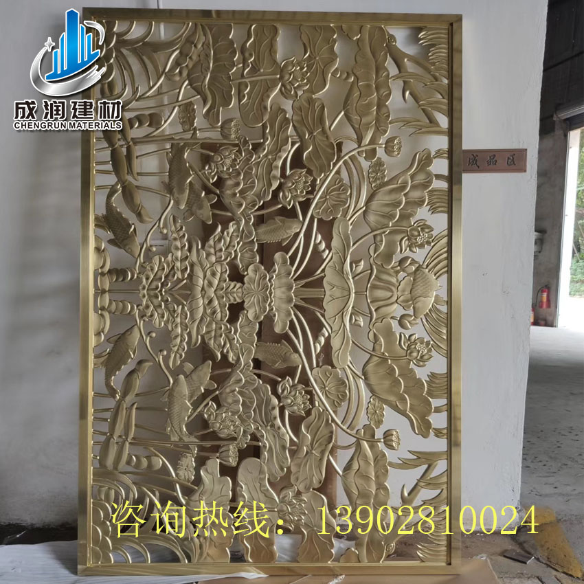 ?木紋鋁窗花定制 玄關(guān)鋁隔斷 酒店裝飾鋁格柵氟碳漆工藝 鋁屏風(fēng)隔斷廠家