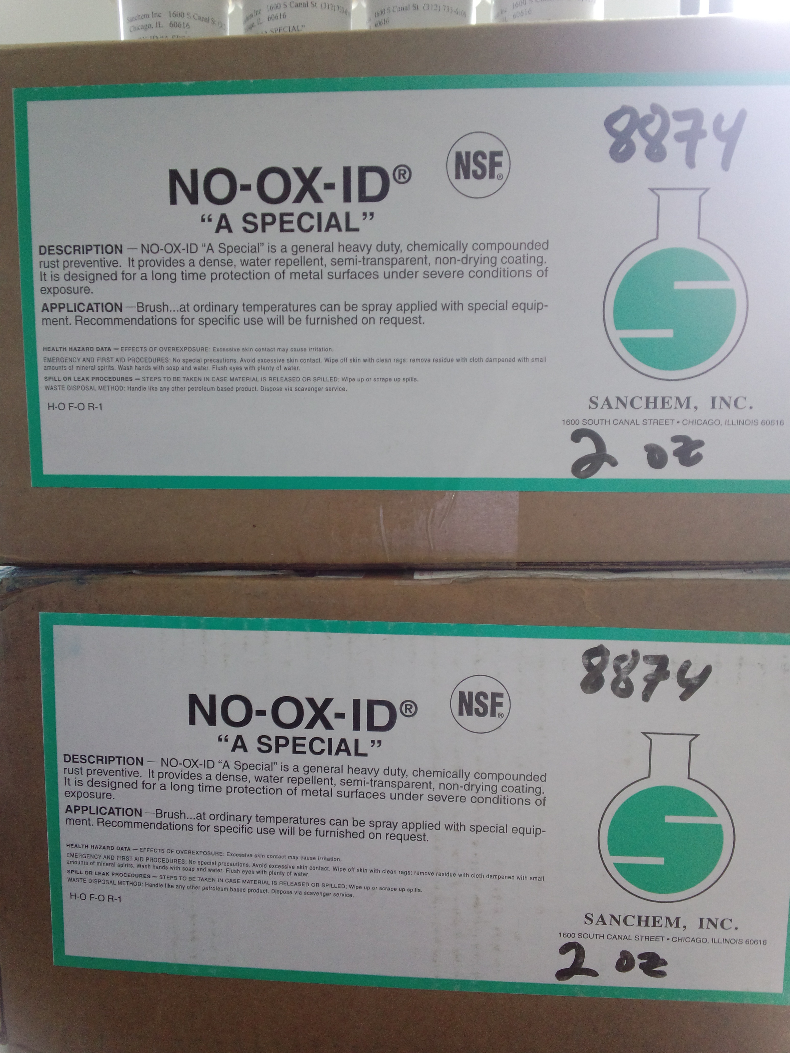 美國(guó)sanchem NO-OX-ID 防銹劑 470ml