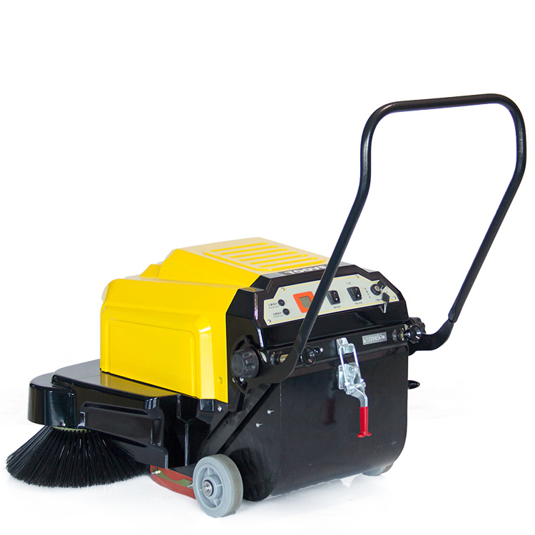 手推掃地TS-100環(huán)衛(wèi)電動手推掃地機(jī) 電瓶雙刷景區(qū)清掃車