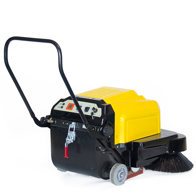 手推掃地TS-100環(huán)衛(wèi)電動手推掃地機(jī) 電瓶雙刷景區(qū)清掃車