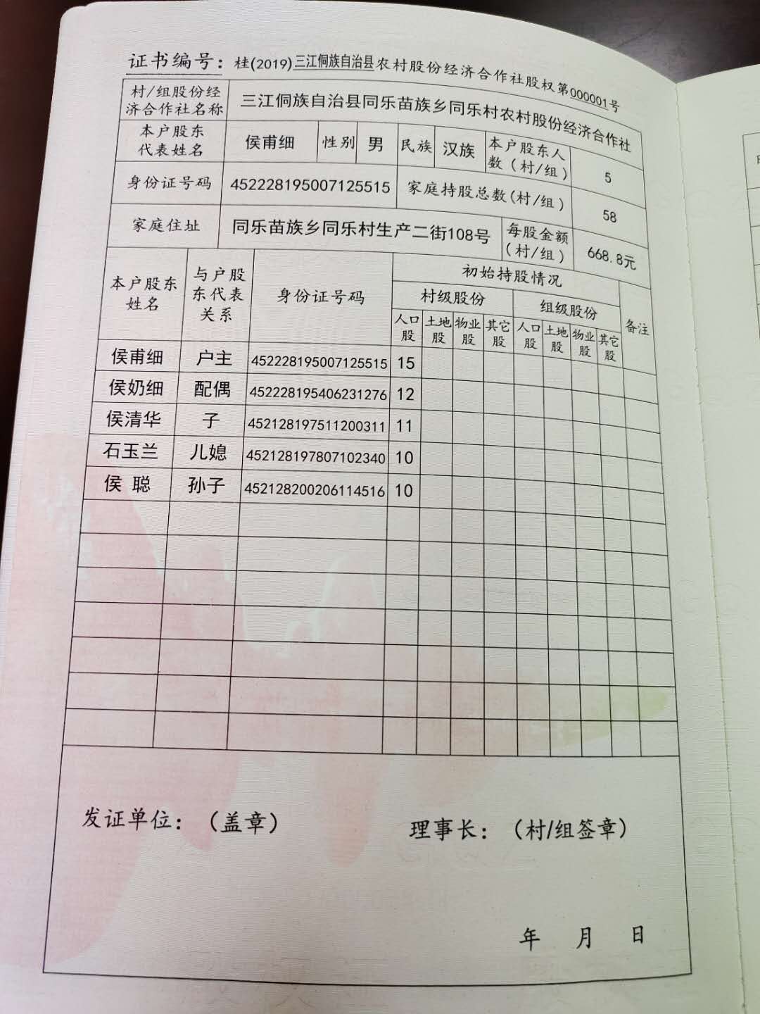 防偽股權(quán)證，防偽結(jié)業(yè)證，防偽證
