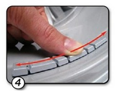 供應(yīng)汽車輪胎平衡塊粘塊5g+10g粘貼式動(dòng)平衡輪轂平衡塊配重塊卡勾直銷