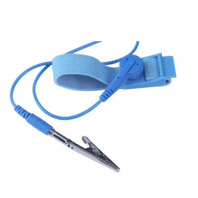 防靜電手腕帶- 防靜電有繩靜電環(huán)# 藍色有線靜電手環(huán) pvc防靜電手腕帶