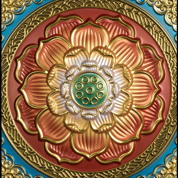 家裝佛堂寺廟道教裝飾天花板寺廟蓮花吊頂