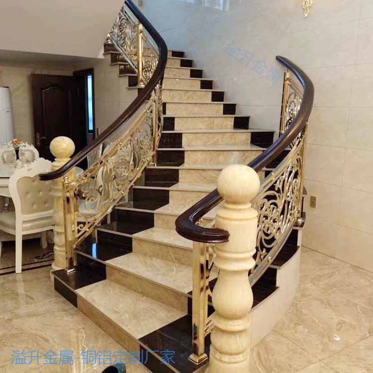 張家口鋁藝樓梯扶手 當(dāng)代流行款