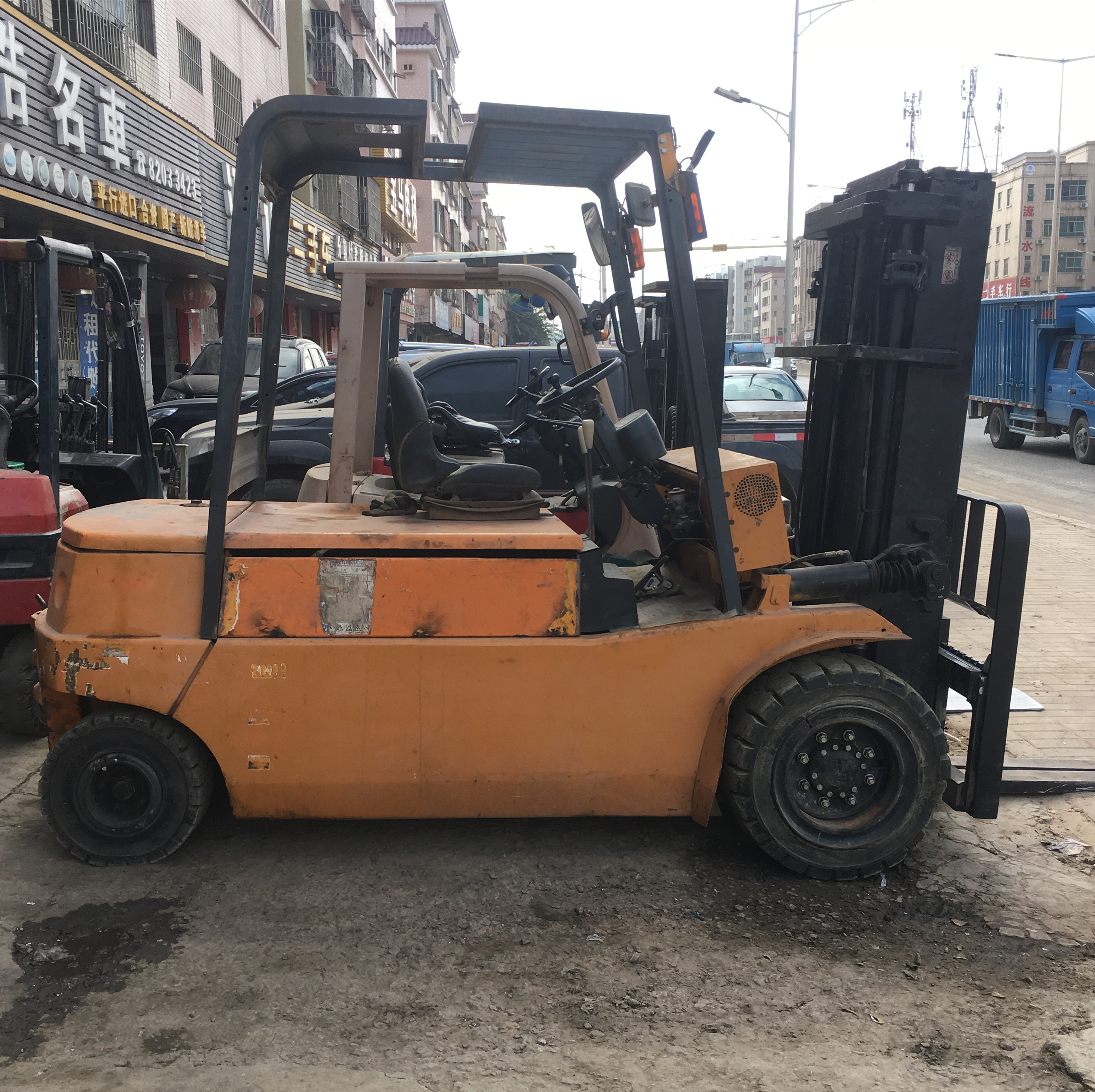 二手進口5噸電動叉車特價處理 5噸電動叉車出租出售