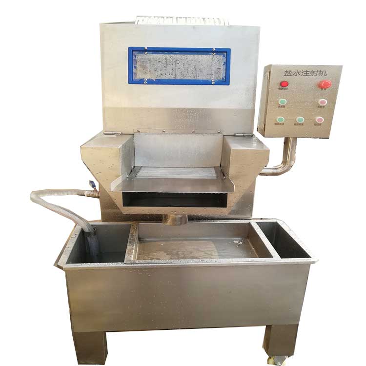 全自動(dòng)鹽水注射機(jī)鴨頭鴨脖鴨翅等肉制品帶骨注射設(shè)備