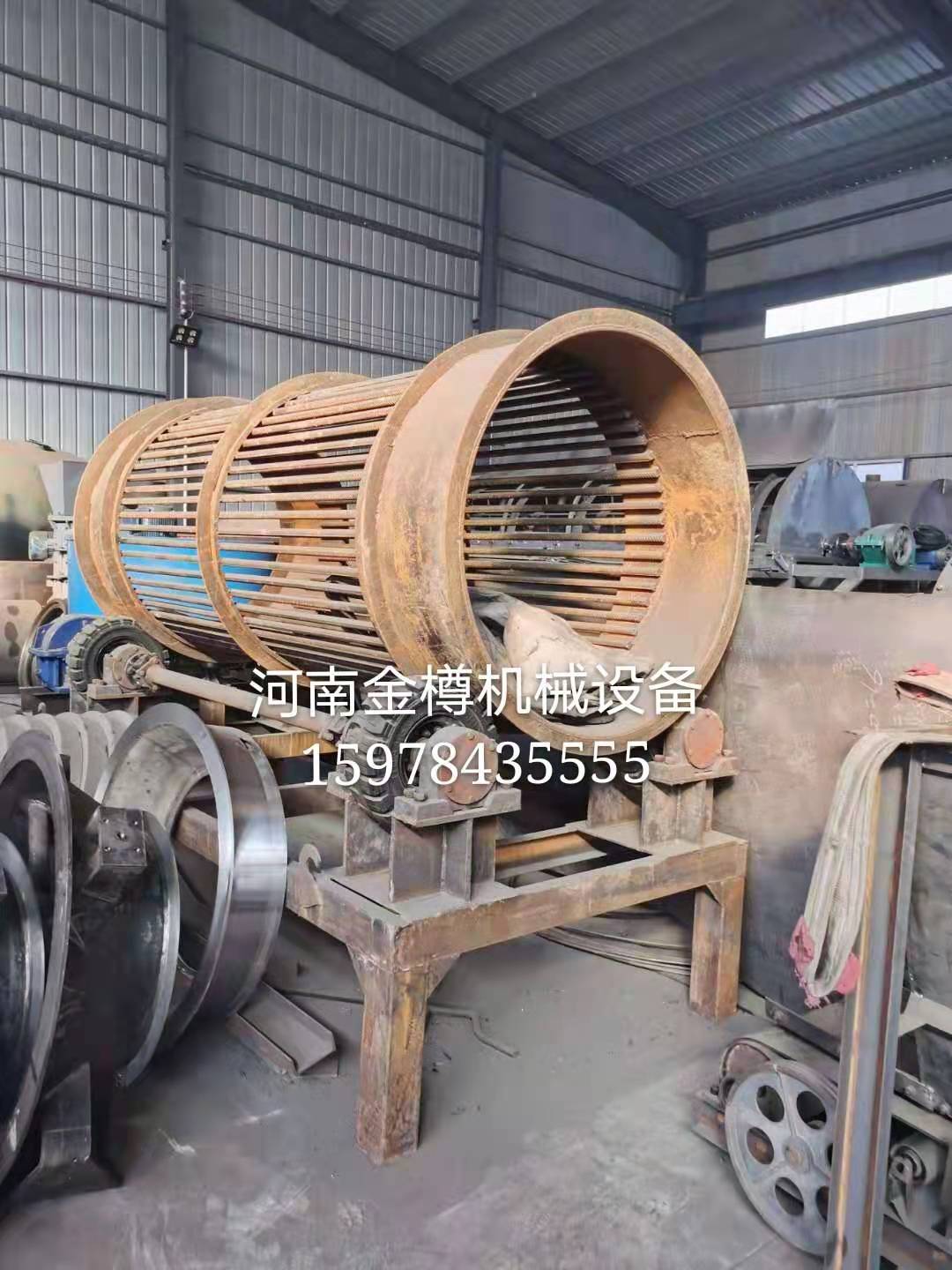 金樽機(jī)械生產(chǎn)無軸滾筒篩，型號(hào)齊全、可定制