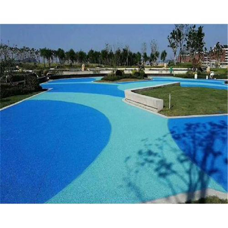 眉山市彩色透水混凝土材料廠家 彩色透水地坪