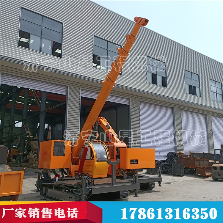 濟寧山星鋼制履帶起重機 山地電力工程用履帶吊 360°旋轉(zhuǎn)鋼制吊