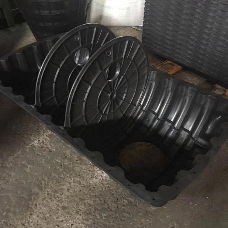 河南省新鄉(xiāng)焦作三格雙翁化糞池廠家 環(huán)保PE組裝翁體式塑料三格化糞池