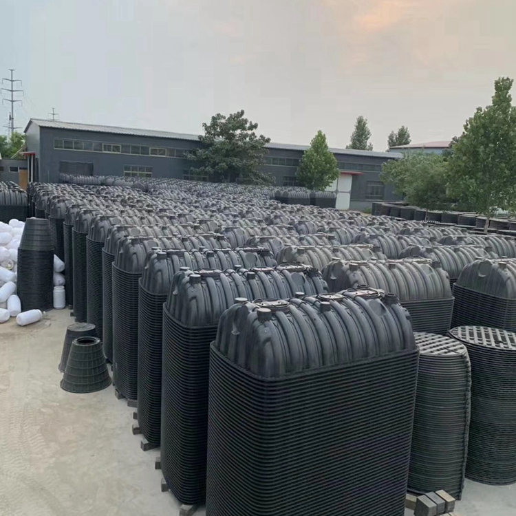 河南鄭州平頂山塑料三格式化糞池廠 塑料一體三格化糞池 雙甕漏斗式糞池廠家價格