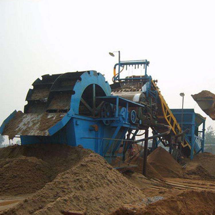 大型洗砂機(jī)設(shè)備全自動挖斗洗砂機(jī)水洗輪移動式篩洗一體機(jī)