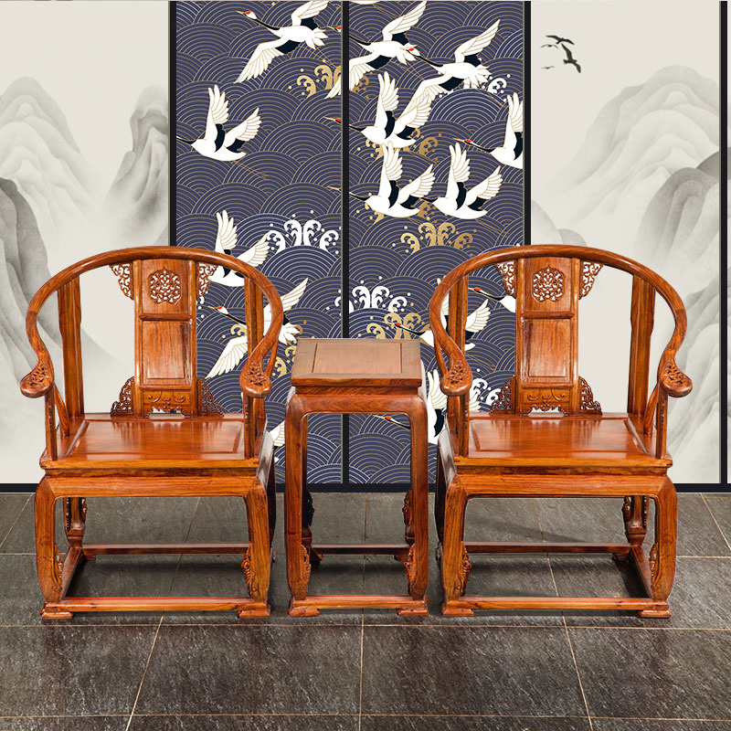 鴻天唐紅木家具紫檀皇宮椅紫檀皇宮椅