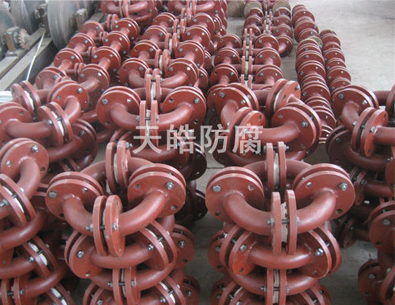 襯四氟彎頭三通管道廠家 襯四氟彎頭批發(fā)