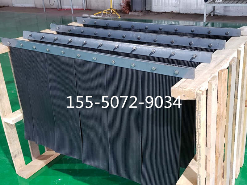 擋塵簾聚氨酯橡膠導(dǎo)料槽密封防塵簾