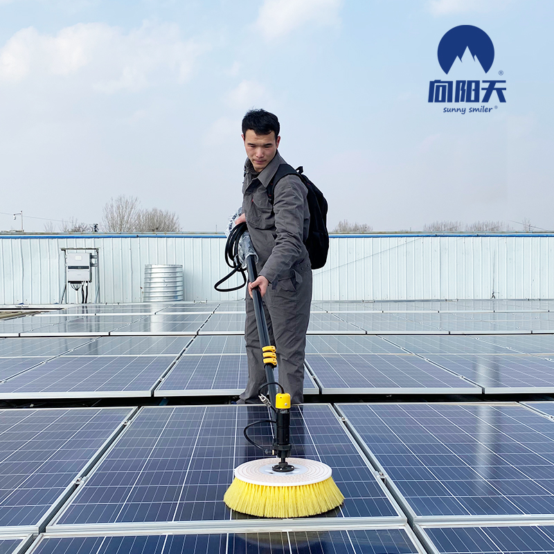 山東云潔光伏清洗機廠家供應(yīng)電動單頭光伏清洗機X3