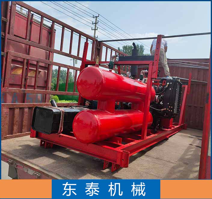 東泰柴油機(jī)帶3立方空壓洗井機(jī) 洗100米深空壓洗井機(jī) 洗井機(jī)價(jià)位
