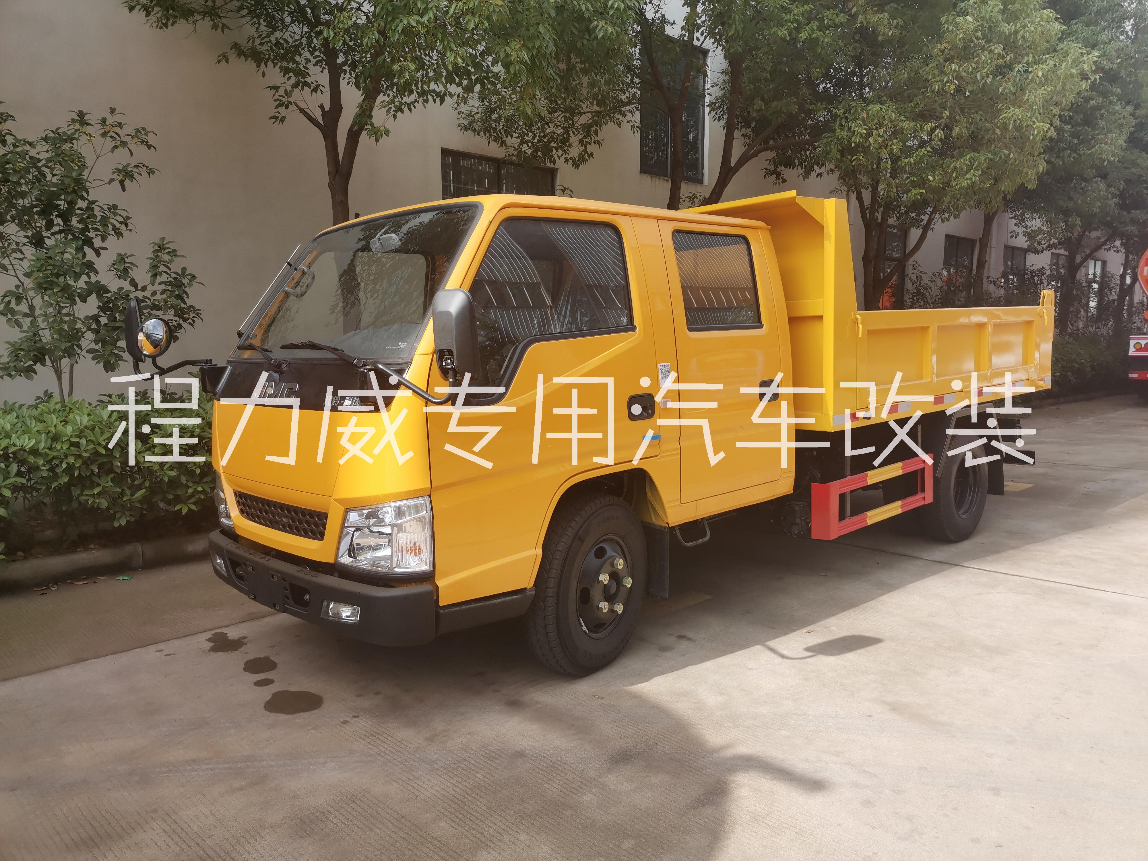 2021年新國六江鈴雙排座自卸車