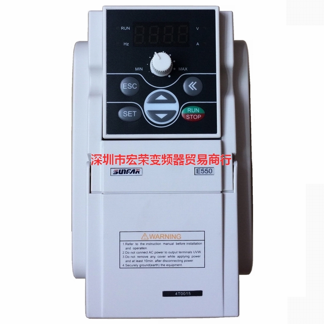 SUNFAR變頻器 E550-4T0015及顯示面板現(xiàn)貨 極速發(fā)貨