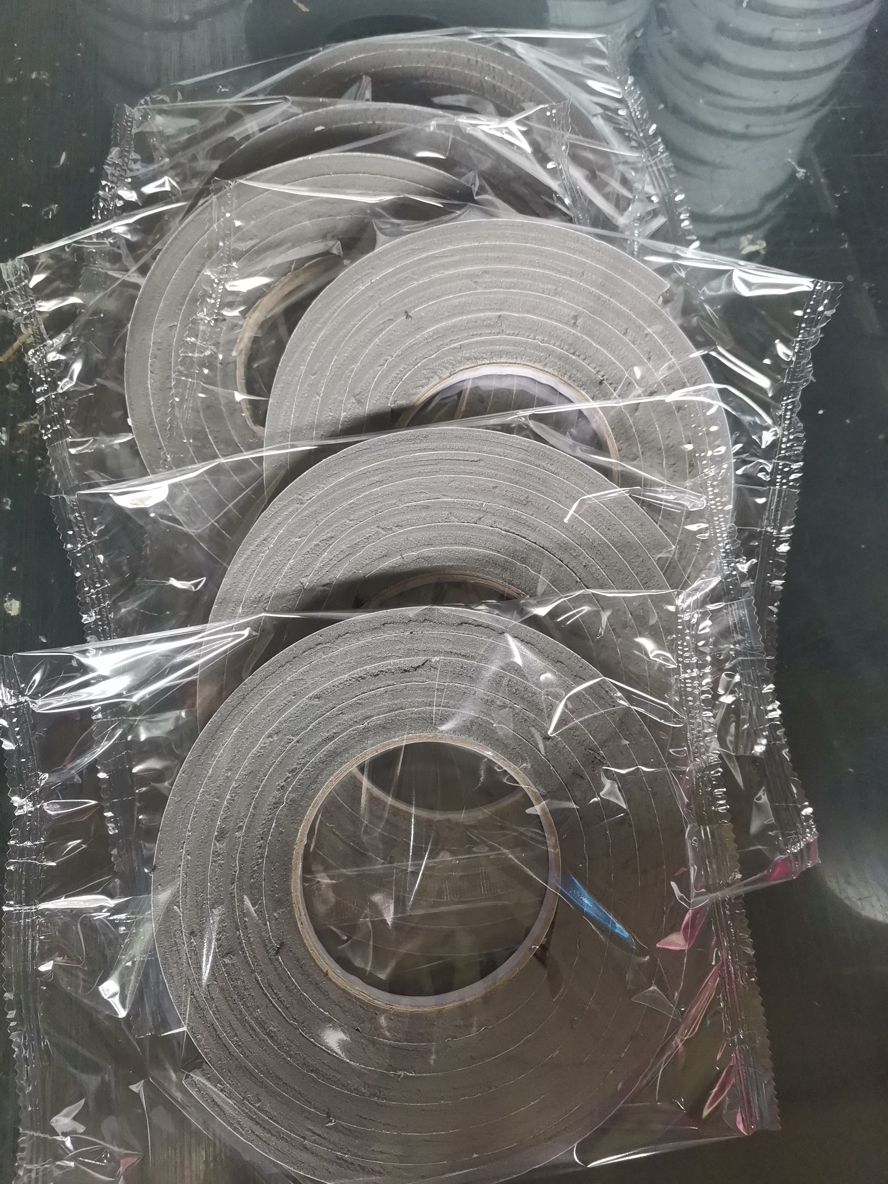 不繡鋼洗水槽用膠條，單面膠條，雙面膠條