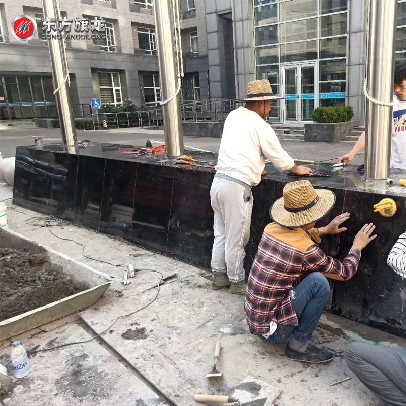 不銹鋼201電動手動錐形旗桿