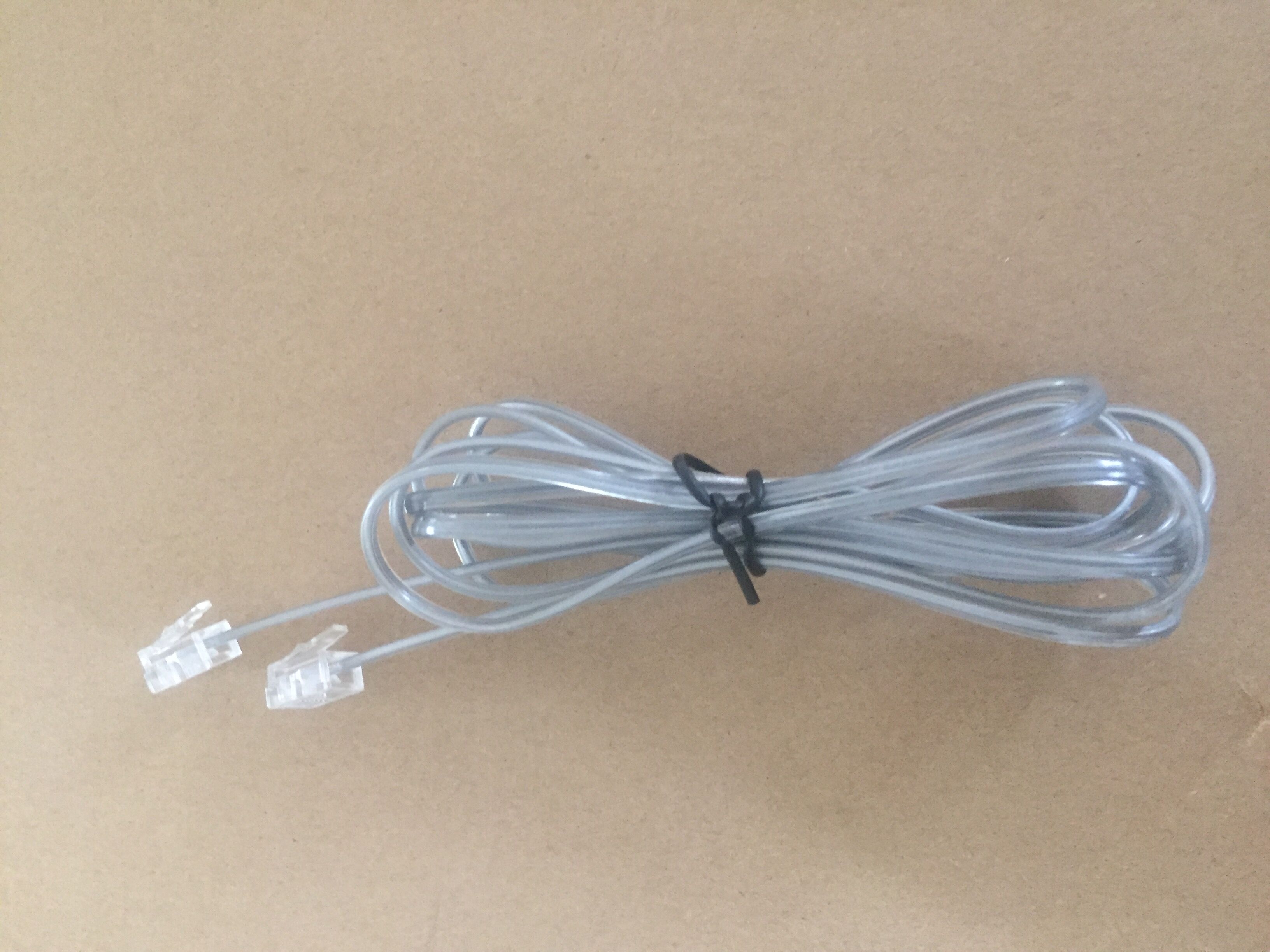 透明直線(xiàn)2.0ｍ　p+p　p+p透明電話(huà)線(xiàn)