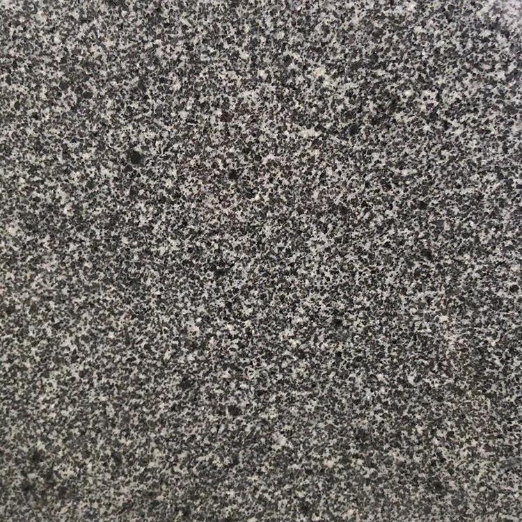 榮信廠家供應(yīng)芝麻黑 光面荔枝面火燒面芝麻黑花崗巖