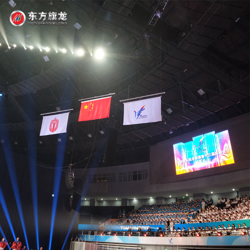 *企業(yè)學校戶外手動電動錐形旗桿