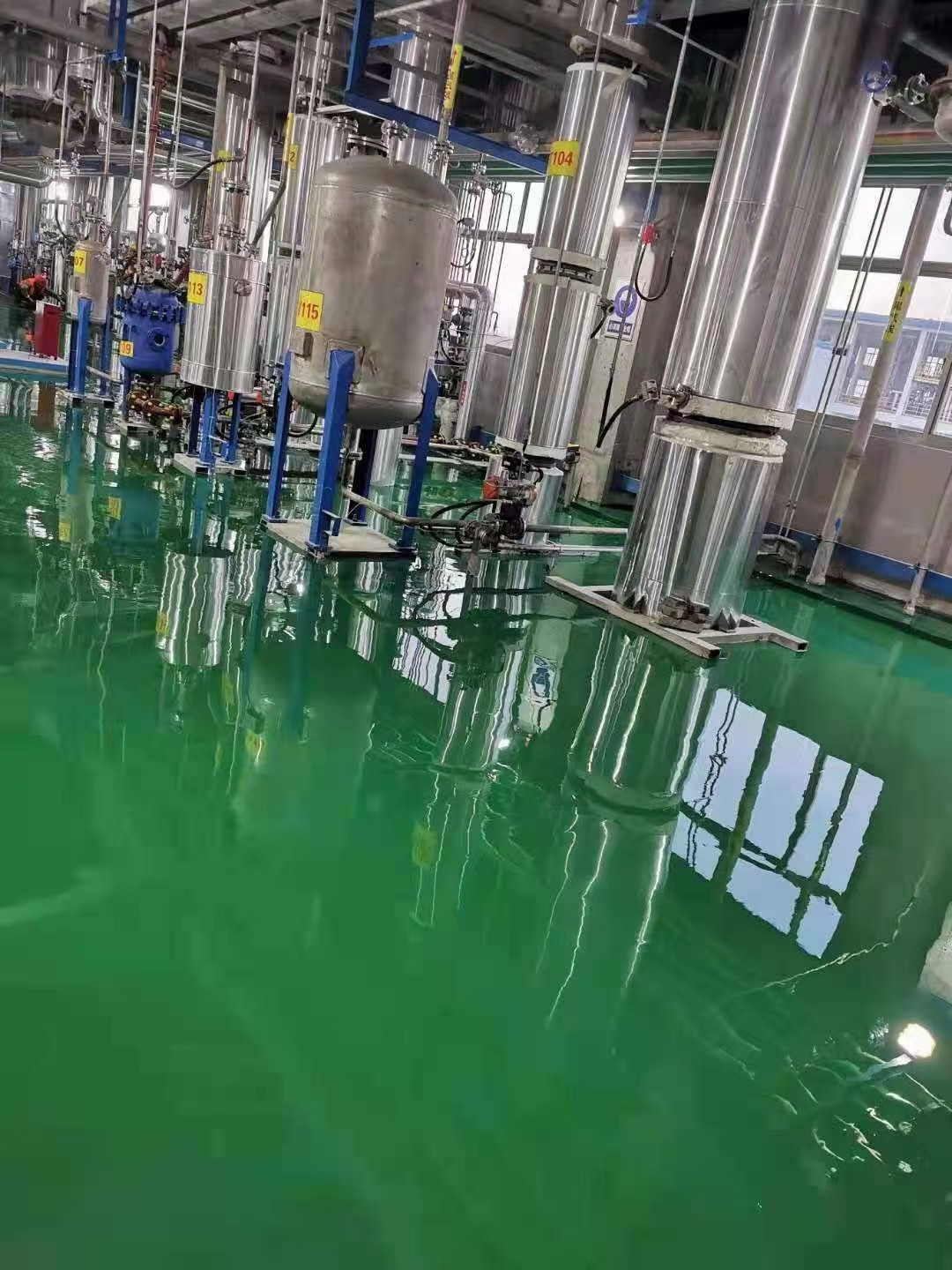 山東沐源抗劃傷環(huán)氧自流平公司-施工-承接工程