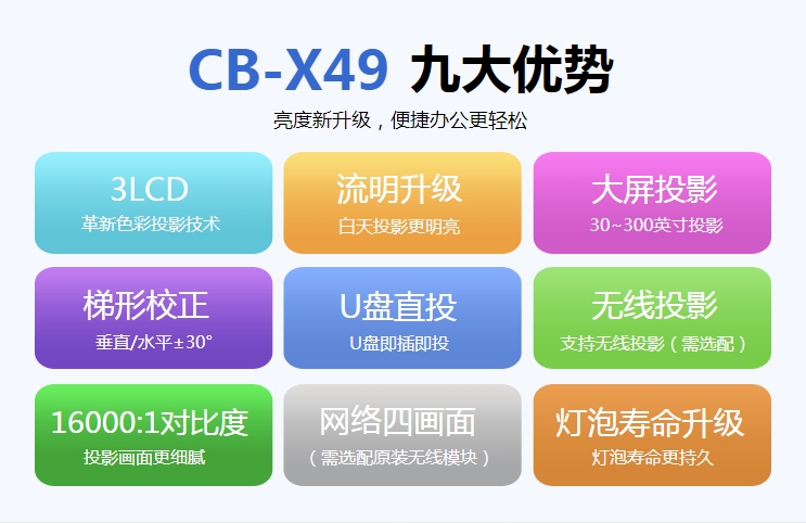 臨沂愛普生CB-X06 X49辦公會(huì)議系列投影儀代理促銷