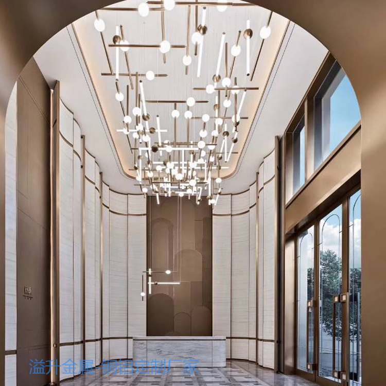 定制款鋁藝屏風閃耀登場