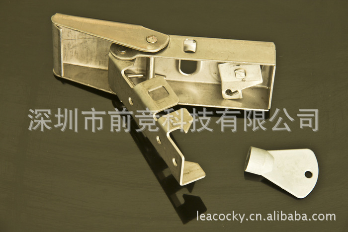 不銹鋼六角帶槽搭扣鎖交接箱門鎖機(jī)柜門鎖戶上電信交接箱鎖