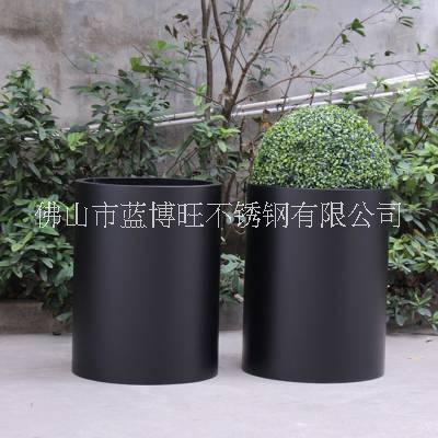 戶外不銹鋼花箱景觀花缽花器