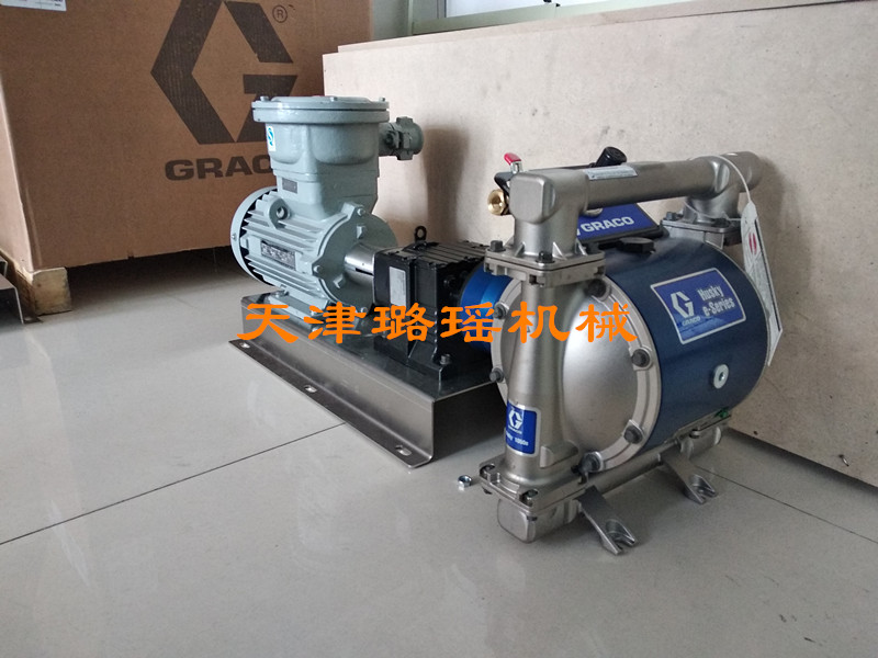 固瑞克 HUSKY1050e 耐酸堿耐腐蝕電動隔膜泵