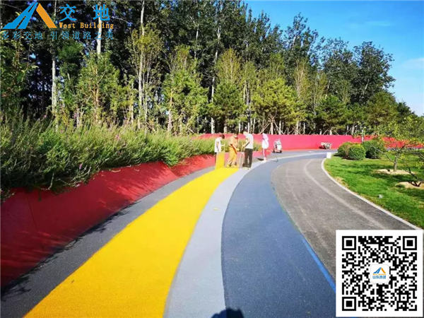 河南水性聚合物彩色防滑路面 平頂山道路改色劑瀝青改色材料廠(chǎng)家