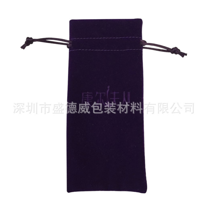 主營熱銷 絨布束口袋 深圳精美絨布袋 雙面拉繩袋