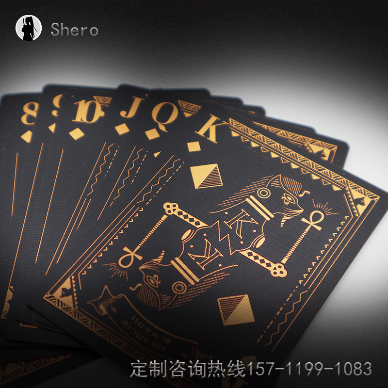 外貿游戲卡牌定制 燙金邊塔羅牌 異形牌訂制 燙金邊卡牌 外貿燙金邊游戲卡牌定制