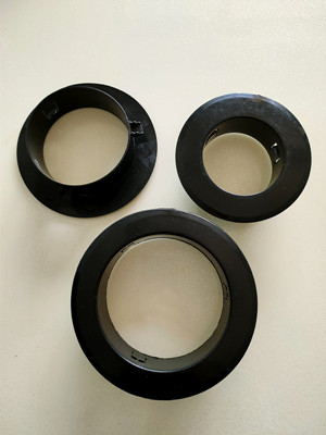 黑色100mm空調(diào)孔洞裝飾蓋 卡扣式墻洞護(hù)口裝飾圈