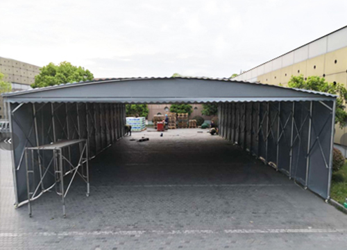 大型活動帳篷移動戶外推拉帳篷雨棚  移動戶外推拉帳篷雨棚伸縮帳篷