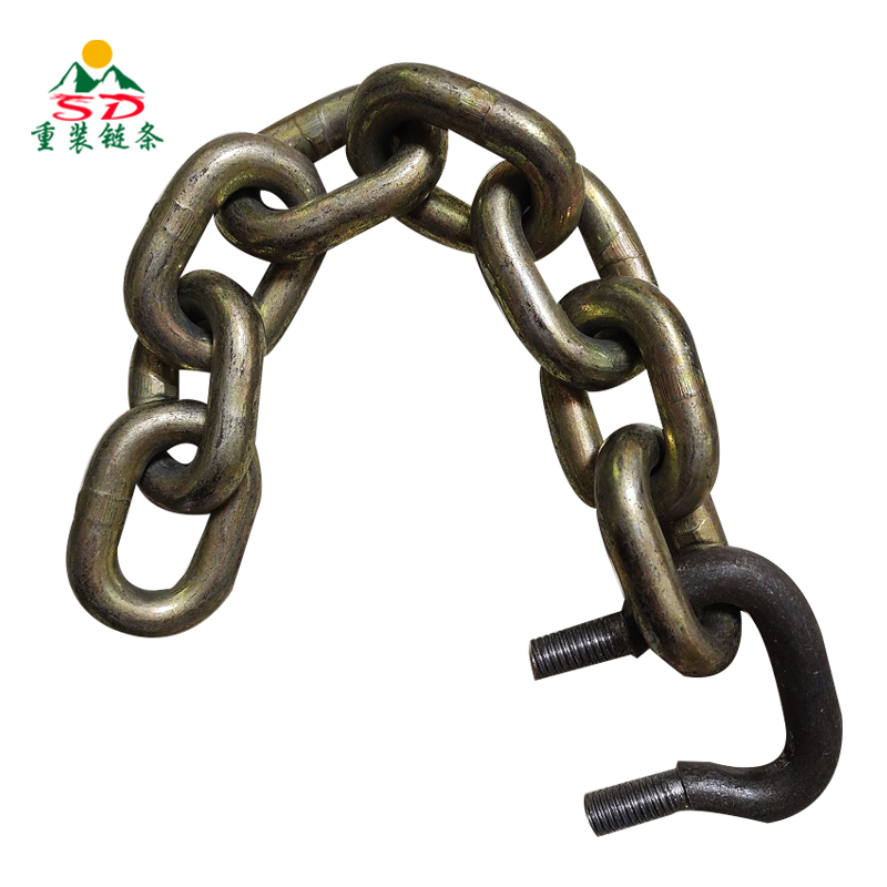 工業(yè)輸送鏈條 提升機(jī)鍍鋅鏈條 g80吊索具起重鏈條加工定制