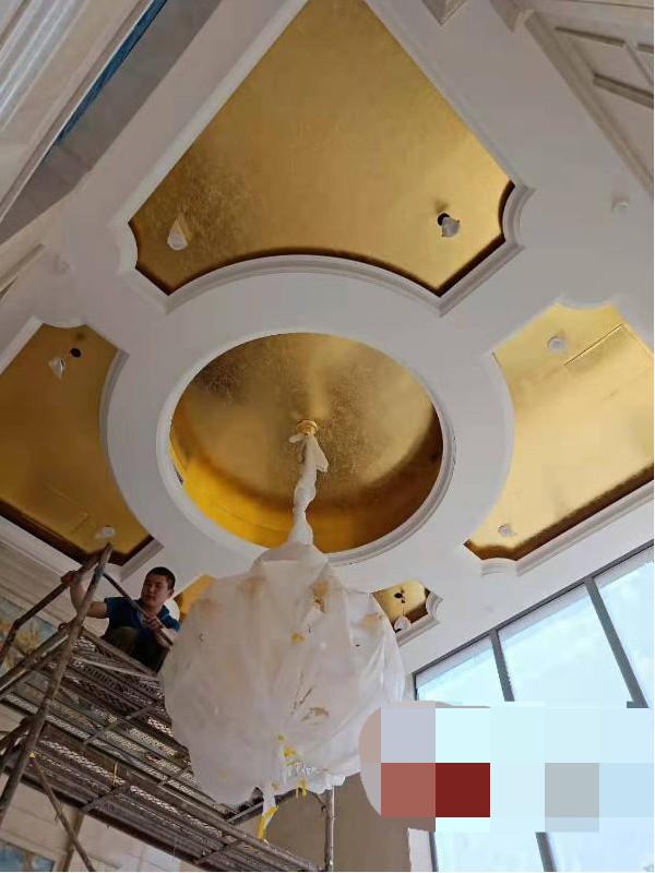 供應(yīng)  唐山貼金師傅貼金箔公司