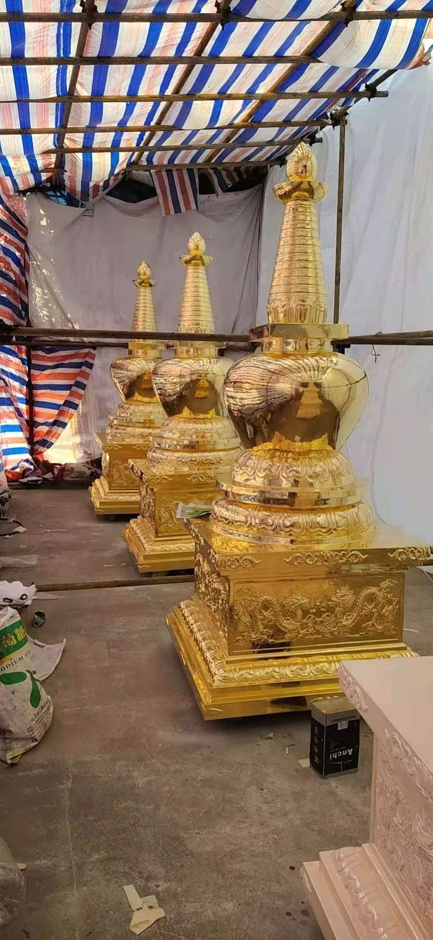 寺廟佛像貼金觀世音菩薩貼金箔師傅多少錢一平方米