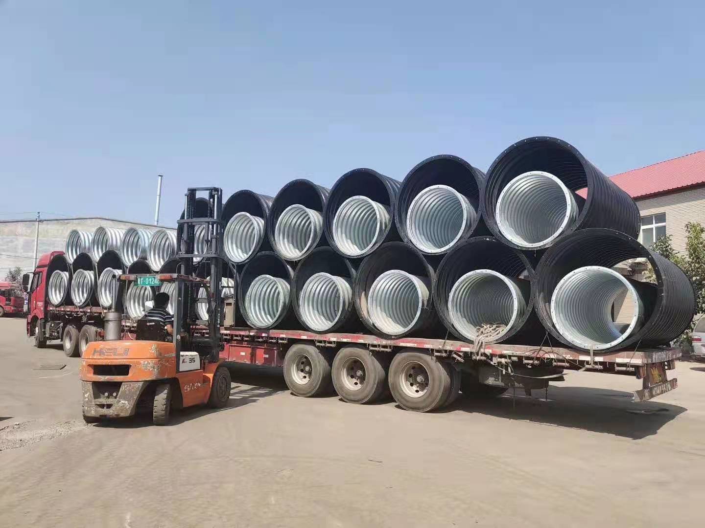 貴州斯達(dá)特波紋涵管 鋼波紋涵管安裝 波紋管道生產(chǎn) 廠家定制