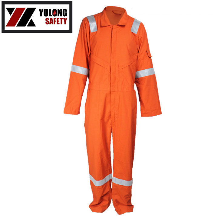 廠家批發(fā)全棉阻燃連體服安全阻燃防護服