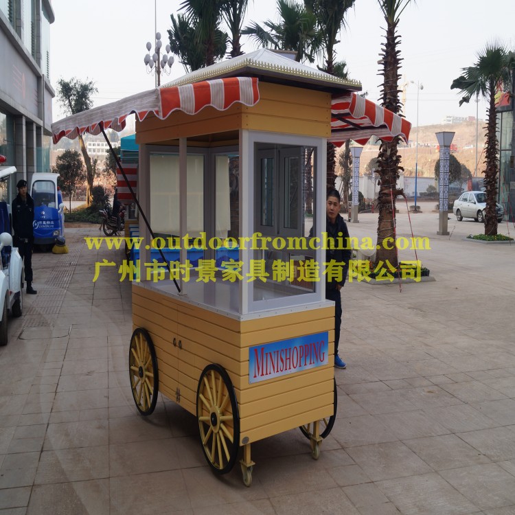 山東煙臺游樂園售貨車 煙臺景區(qū)小吃售賣車