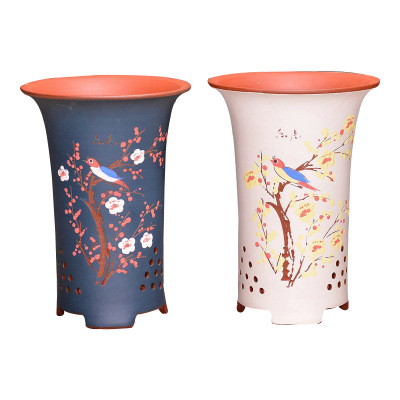 廠家生產(chǎn)陶罐花盆 50公分長方花盆 創(chuàng)意紫砂花盆 創(chuàng)意紫砂花盆定做
